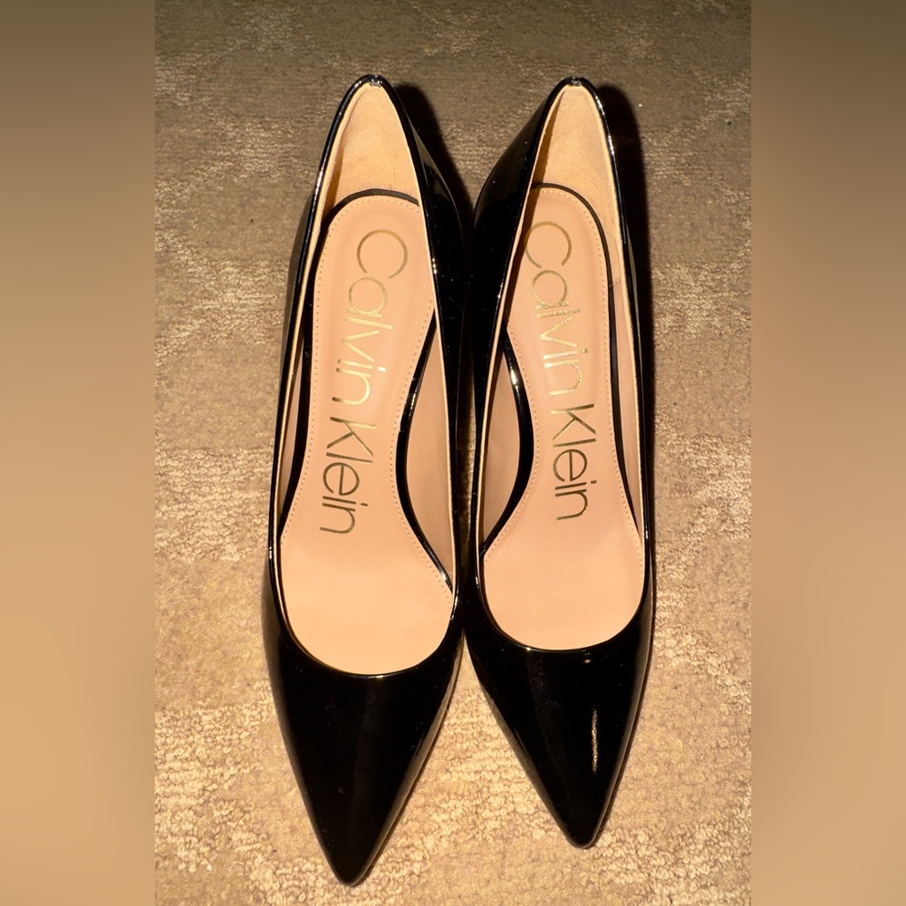 Calvin Klein Black Heeled Pumps